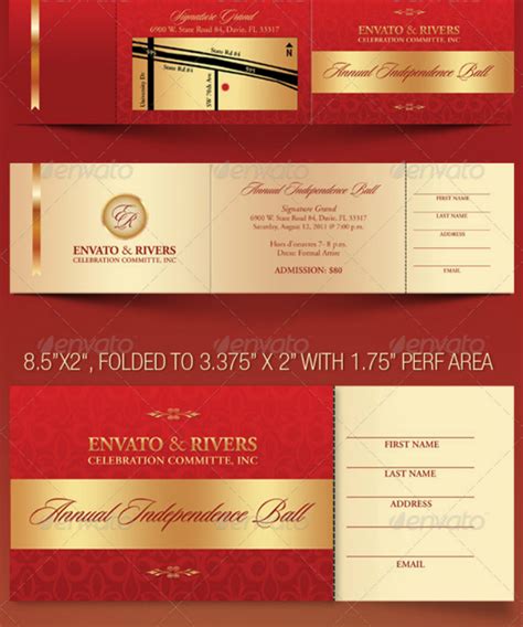 20+ Formal Banquet Ticket Designs and Templates - PSD, Ai, Word