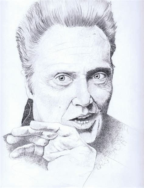 CHRISTOPHER WALKEN Limited Edition Art Print Hand Signed and - Etsy