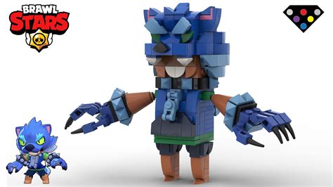 How to build Lego Brawl Stars Leon | Werewolf Leon | Lego Moc | Werewolf, Brawl, Lego