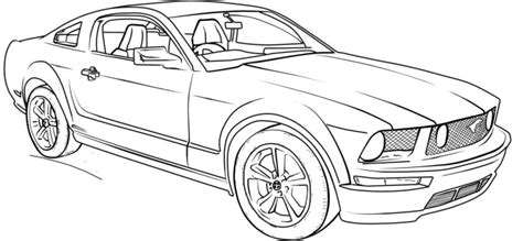 15 mustang coloring pages - Print Color Craft