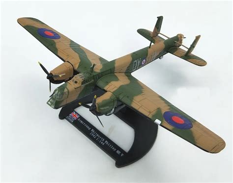 1:144 World War II British Whitney Mk.V heavy bomber Alloy aircraft ...