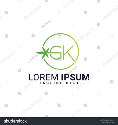 Gk Logo Design Vector Illustration Stock Vector (Royalty Free ...