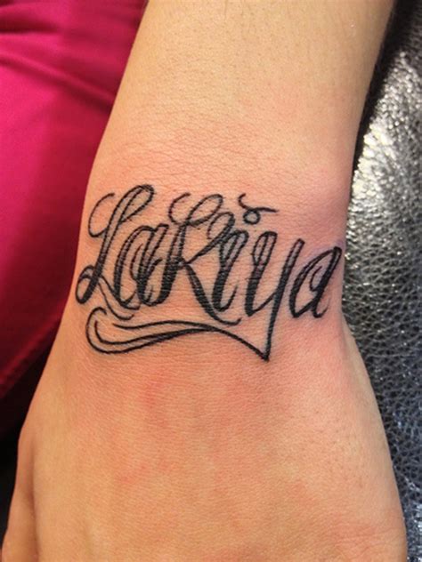 35 Stunning Name Wrist Tattoo Designs