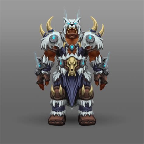 Arthur Lorenz - [Fan Art] World of Warcraft - Racial Class Armor Design |Mag'har Orc Warcraft ...