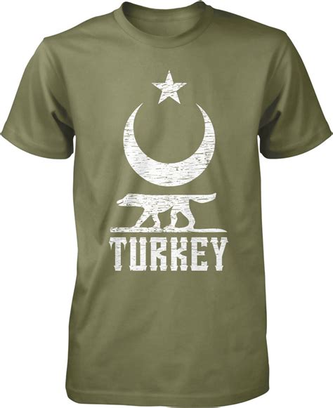 Turkey, Coat of Arms, Emblem, Star and Crescent Men's T-shirt, NOFO ...