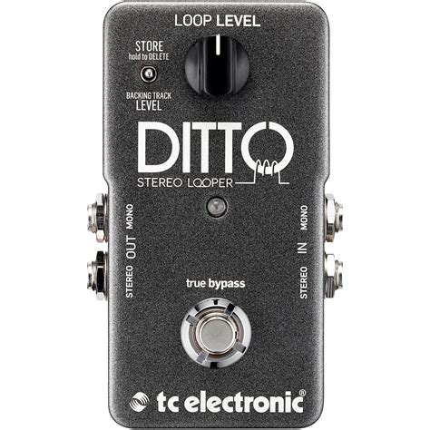 TC Electronic Ditto Stereo Looper Guitar Effects Pedal | Musician's Friend