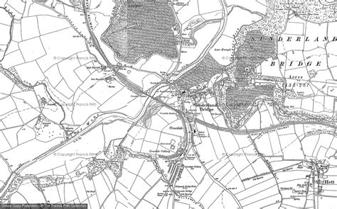 Old Maps of Sunderland Bridge, Durham - Francis Frith