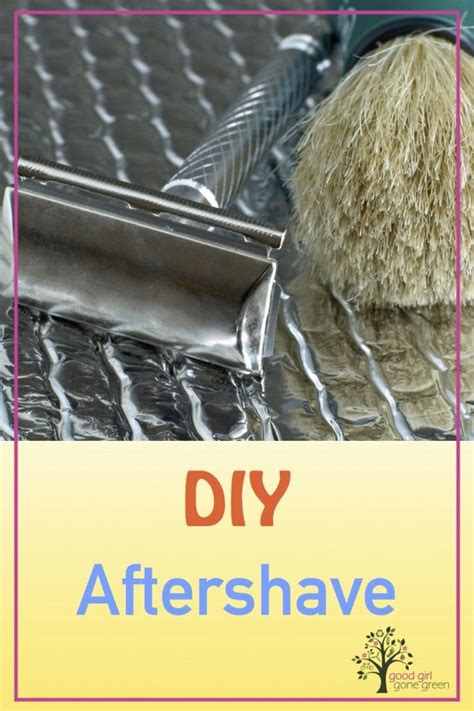 Homemade Aftershave Recipe (Only 4 Ingredients!) | Good Girl Gone Green | Recipe | After shave ...