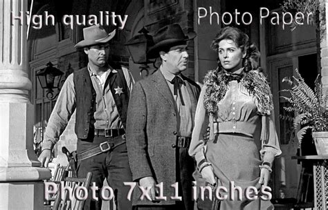 Robert Taylor Tina Louise Fess Parker The Hangman PHOTO HQ 11x7 inches #02