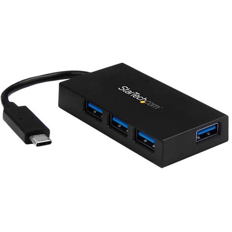 STARTECH.COM LTD 4-Port USB-C Hub - USB-C to 4x USB-A - USB 3.0 Hub ...