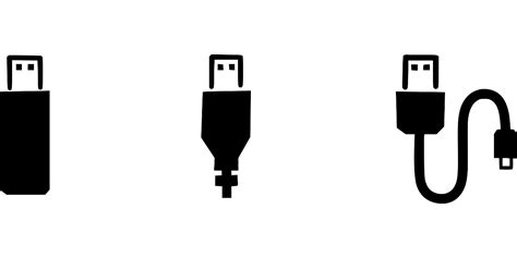 SVG > USB Port - Image et icône SVG gratuite. | SVG Silh