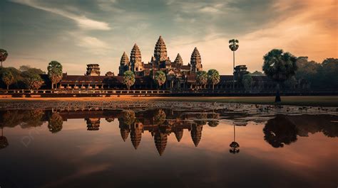 Beautiful Image Of Angkor Wat In Angkor Temples In Cambodia Background, Picture Of Angkor Wat ...