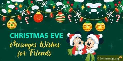 Christmas Eve Messages for Friends