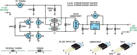 12vdc to 24vdc Converter Circuit