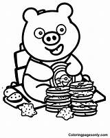 Cookie Coloring Pages  For Kids And Adults sketch template