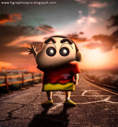 H GraphicsPro: 3d Shinchan Artwork wallpaper | Cute cartoon wallpapers ...