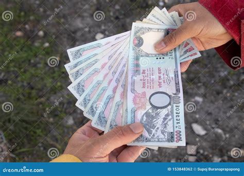 One Thousand Nepali Banknote On Table.finanial Money Currency Exchange Concept Royalty-Free ...