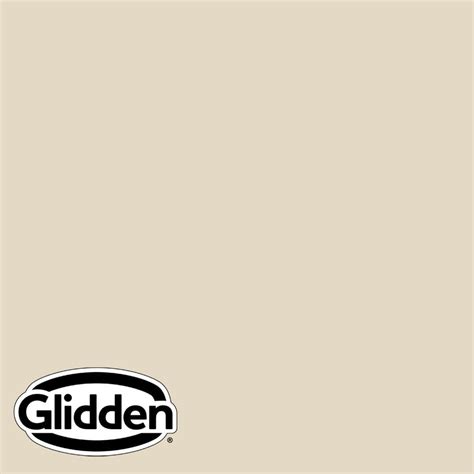 Glidden Premium 1 gal. PPG1085-2 Bone White Flat Interior Latex Paint ...