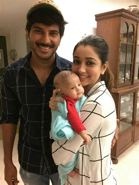 Dulquer and Amal with their Daughter Ameerah. #Dulquer #Family ...