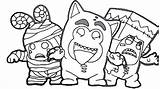 Oddbods Coloring Pages  Free Printable For Kids sketch template
