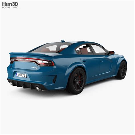 Dodge Charger SRT Hellcat with HQ interior 2023 3D model - Download Sports car on 3DModels.org