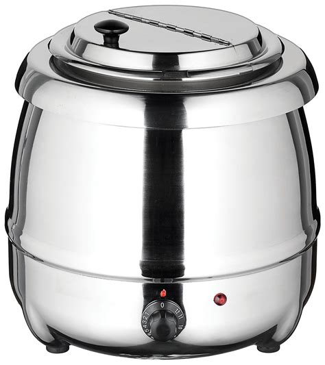 Winco ESW-70 Stainless Steel Soup Warmer 10 Qt. - LionsDeal