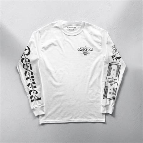 Long Sleeve T-Shirt Mockup | Studio Innate | Exclusive Download