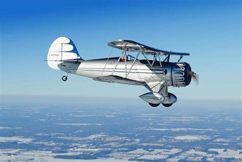 The Waco YMF-5D Biplane