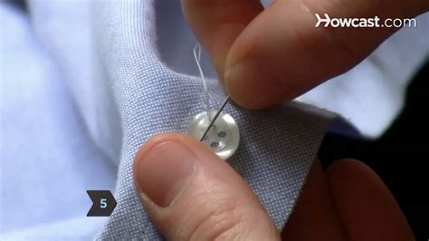 How to Sew a Button by Hand - YouTube