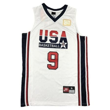 Nba Jersey Dream Team First Team No. 9 Retro Michael Jordan Dream Team ...