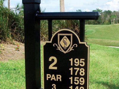 Golf Course Tee Signs | Golf Course Hole Signage