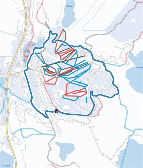 Ruka Ring Route ski trail in 9 km, Ruka Ski Resort, Kuusamo • Cross ...