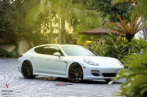 Magnetic Ride: White Porsche Panamera Sporting Custom Wheels — CARiD ...