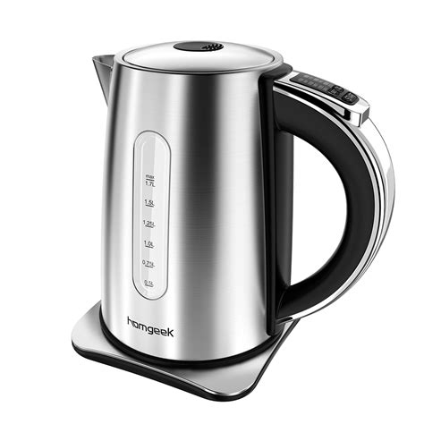 1.7L Stainless Steel Cordless Electric Kettle with Temperature Control ...