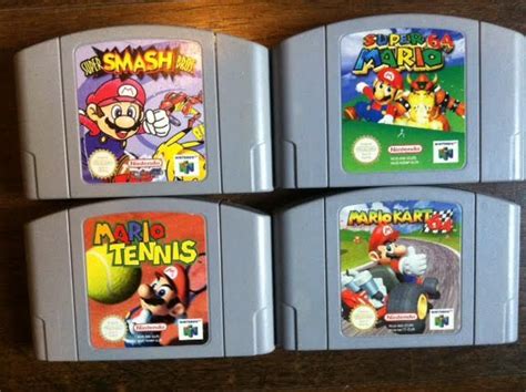 Lot of 4 Nintendo 64 Mario games - Catawiki