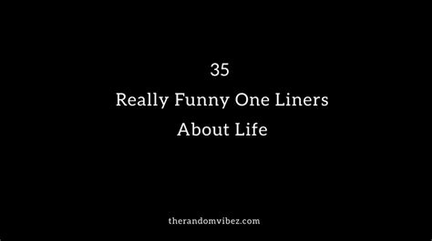 35 Really Funny One Liners About Life | The Random Vibez