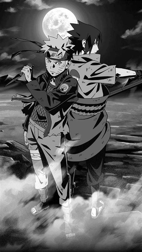 Naruto Black And White Wallpaper Download | MobCup