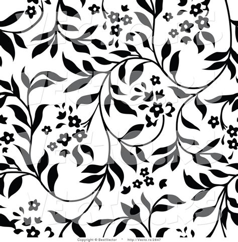 🔥 Free Download Vector Of White And Black Floral Vines Background Pattern Version by @chadjacobs ...