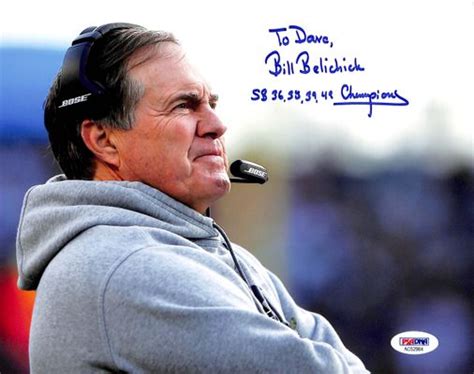 Football - Bill Belichick - Images | PSA AutographFacts℠