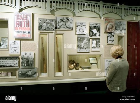 National Baseball Hall of Fame Museum at Cooperstown New York Stock ...