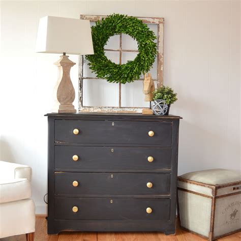 Black Dresser With Gold Handles – HOMYSTYLE