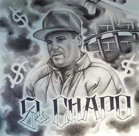 Pin by El Barajas on Chapo guzmán | Graffiti characters, Chicano art, Chicano drawings