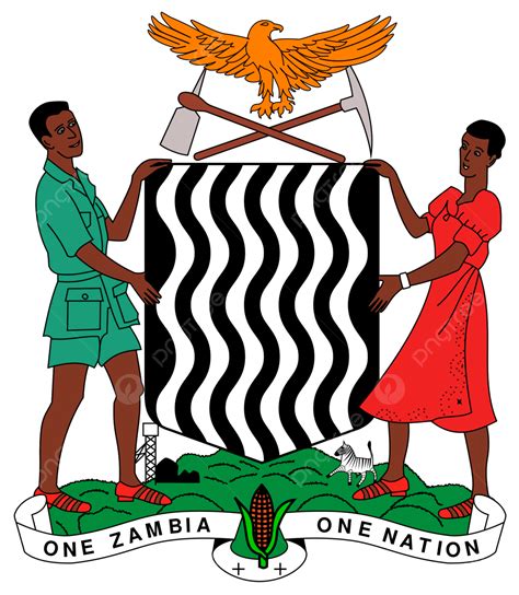 Zambia Coat Of Arms Country, Zambia, Symbol, Seal PNG Transparent Image ...