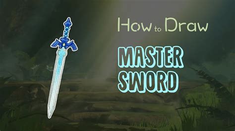 How to Draw the Master Sword - YouTube