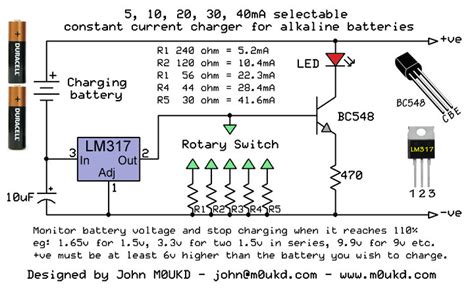 Aa Battery Charger Circuit Diagram