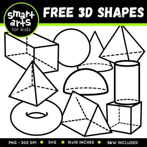 FREE 3D Shapes Clip Art - Educational Clip Arts and Bible Stories