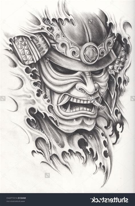 28 best Japanese Samurai Mask Tattoo images on Pinterest | Samurai mask tattoo, Samurai helmet ...