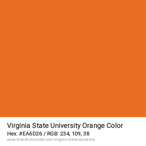 Virginia State University Brand Color Codes » BrandColorCode.com