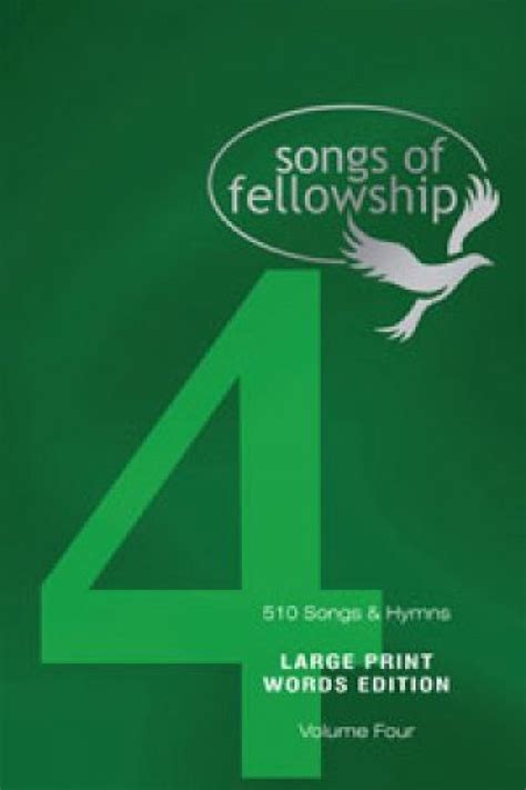 Songs Of Fellowship 4 Words Large Print by Various | Fast Delivery