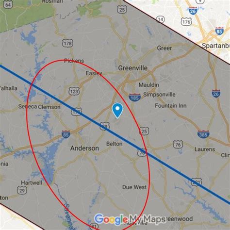 A map, based on data provided by Xavier Jubier, showing the eclipse... | Download Scientific Diagram